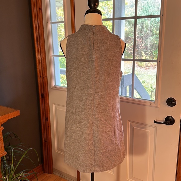 Zara Mock Neck Wool Dress - Picture 2 of 8
